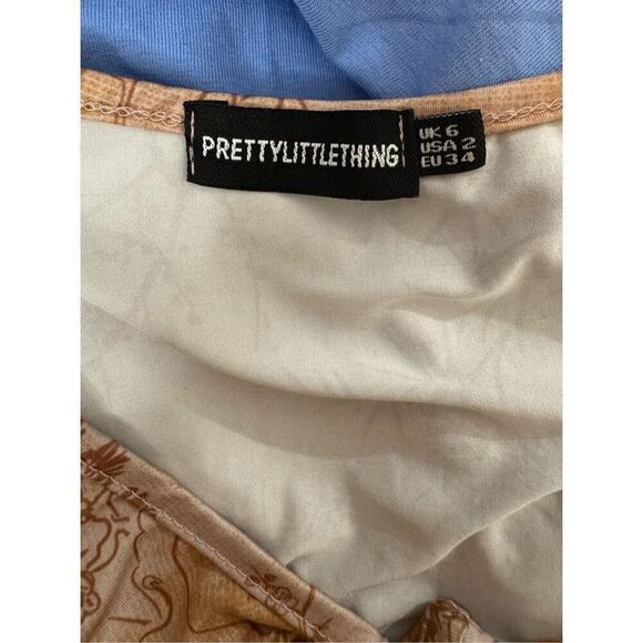 PrettyLittleThing brown crop top - Picture 7 of 7